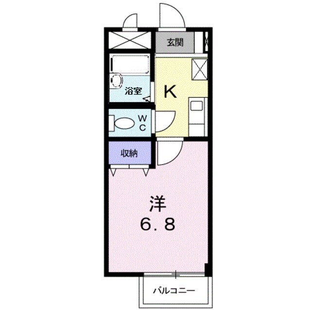 アベニールの物件間取画像