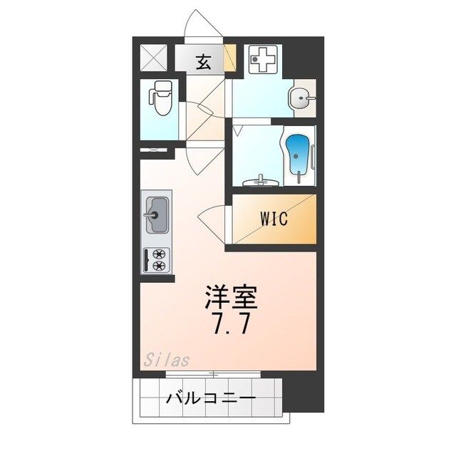 深井駅 徒歩2分 9階の物件間取画像