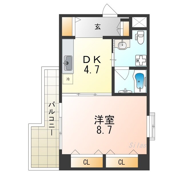 なかもず駅 徒歩2分 2階の物件間取画像