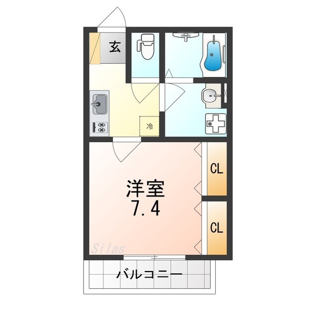 沢ノ町駅 徒歩2分 2階の物件間取画像