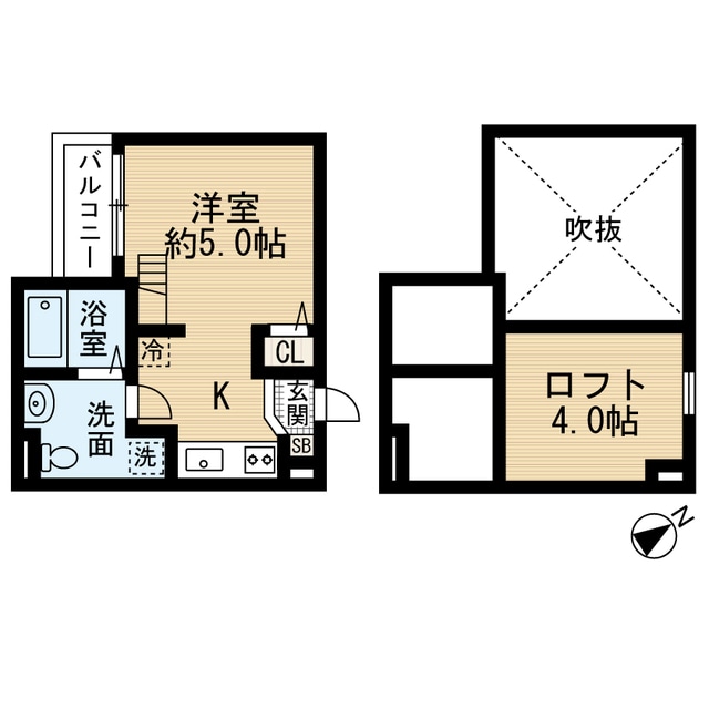 ロイヤルオーク湊の物件間取画像