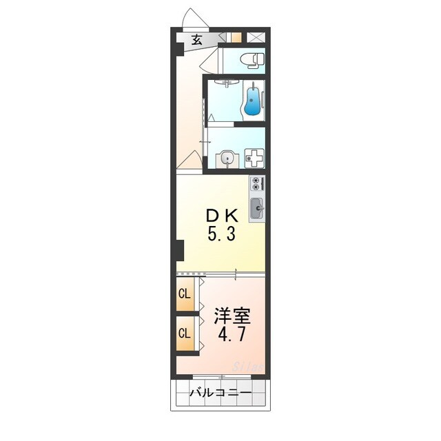 あびこ駅 徒歩9分 3階の物件間取画像