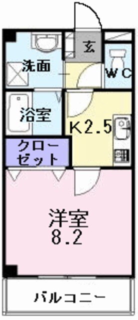 深井駅 徒歩10分 2階の物件間取画像