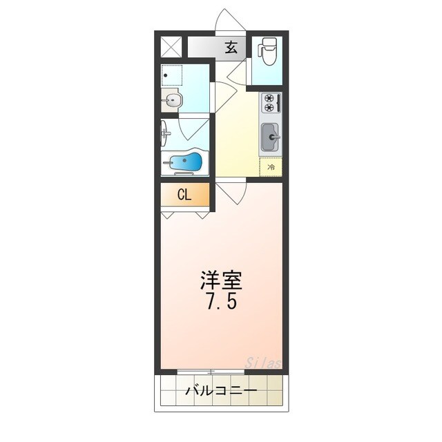フジパレス浜寺ノースⅠ番館の物件間取画像