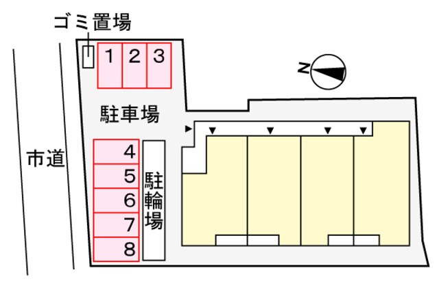萩原天神駅 徒歩9分 1階の物件外観写真