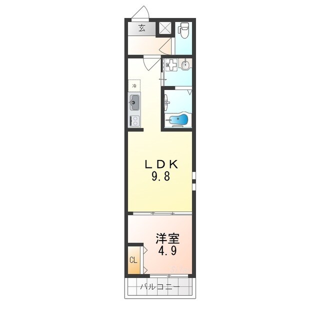 我孫子前駅 徒歩6分 1階の物件間取画像