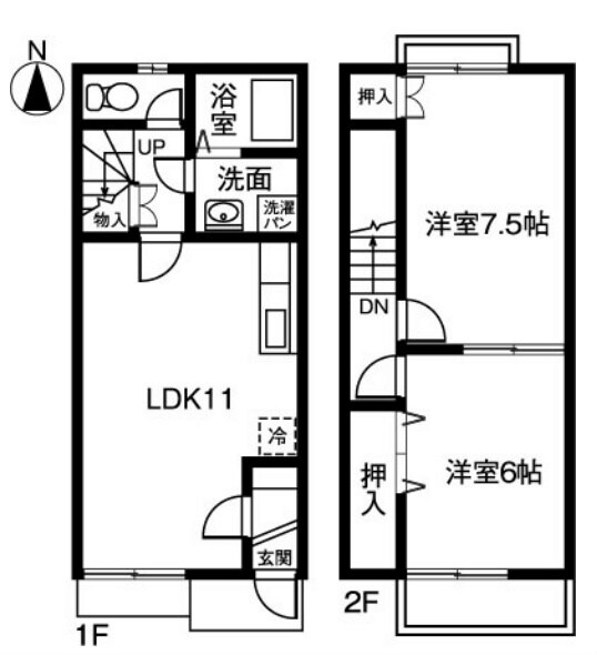 Wealthy hillsの物件間取画像