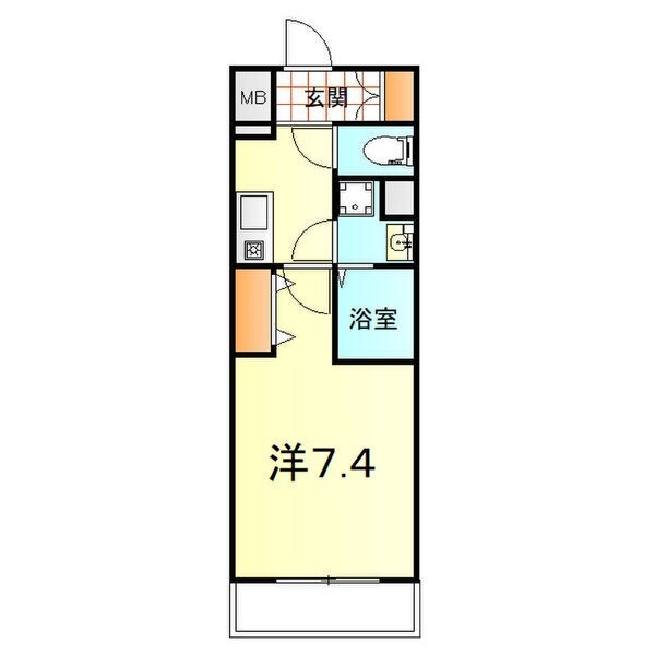 鳴海駅 徒歩4分 10階の物件間取画像