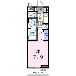 鶴里駅 徒歩15分 3階の物件間取画像