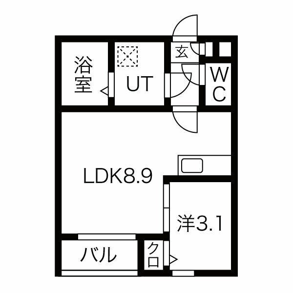 メイクスR大江の物件間取画像