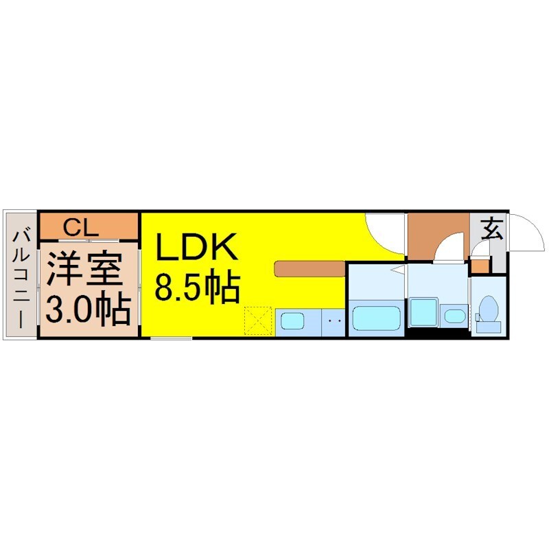 Cielo Lindo新瑞橋の物件間取画像