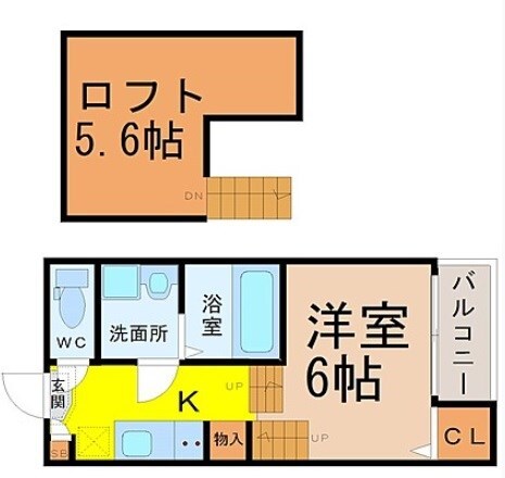 ハーモニーブリッジ桜山の物件間取画像