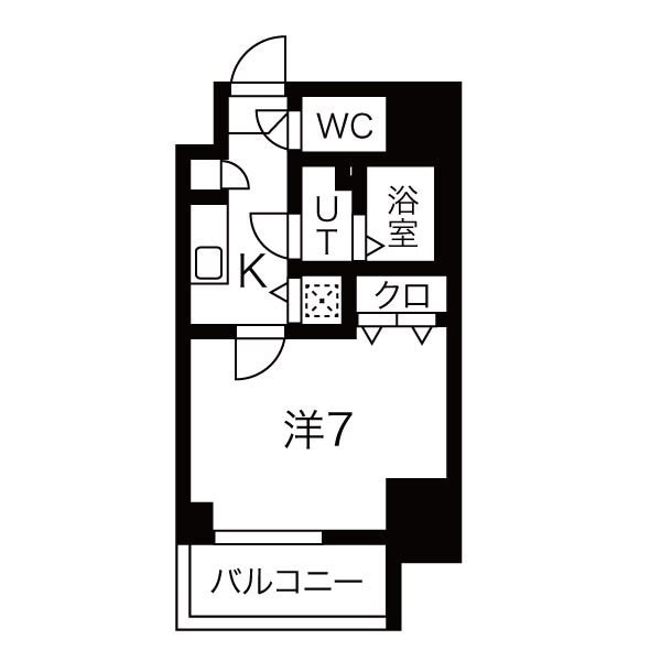 鶴舞駅 徒歩5分 11階の物件間取画像