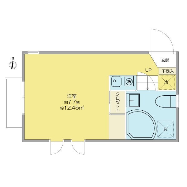 神宮前駅 徒歩2分 1階の物件間取画像