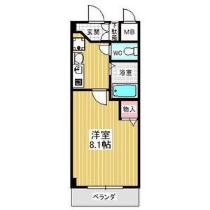 道徳駅 徒歩7分 4階の物件間取画像