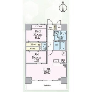 ハイドランジア東別院の物件間取画像