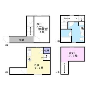 辰巳BASEの物件間取画像
