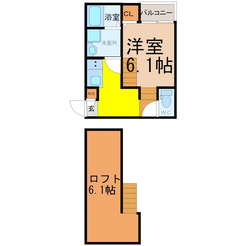 CASA DE LISAの物件間取画像