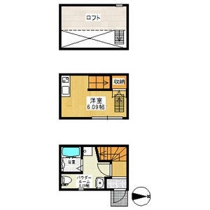 鶴里駅 徒歩5分 1-2階の物件間取画像