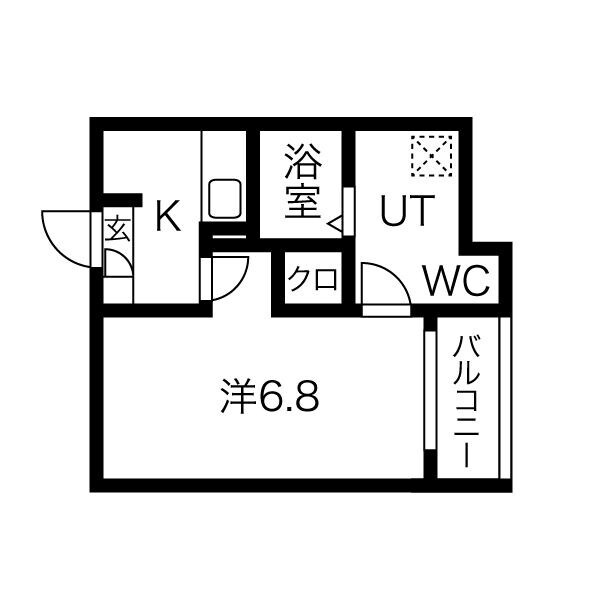 メイクスR道徳公園IIIの物件間取画像