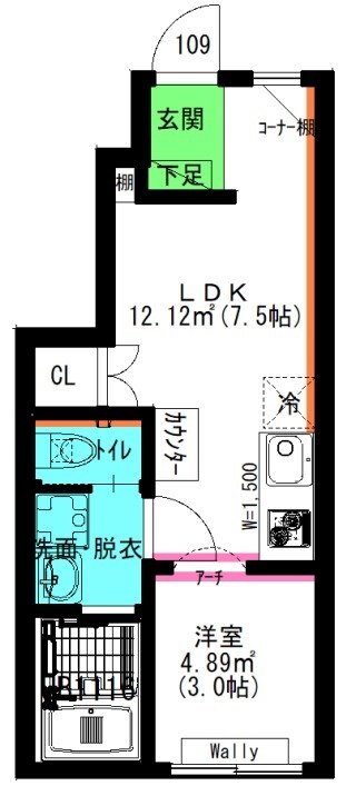 ル・シャトレ笠寺の物件間取画像