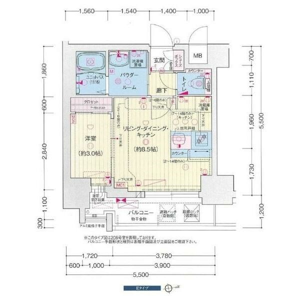 吹上駅 徒歩1分 2階の物件間取画像