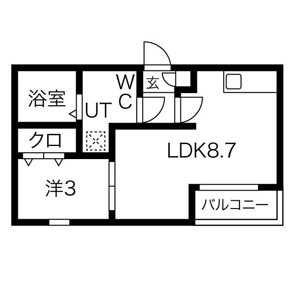 豊田本町駅 徒歩3分 2階の物件間取画像