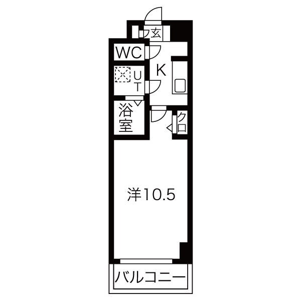 アベニューナカネの物件間取画像