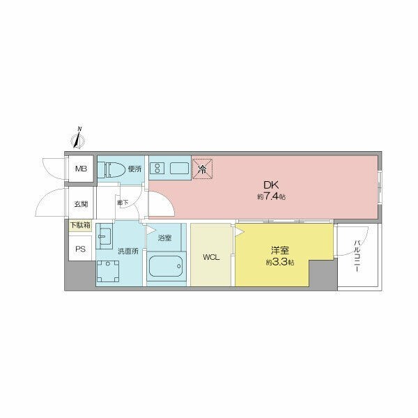 鶴舞駅 徒歩10分 6階の物件間取画像