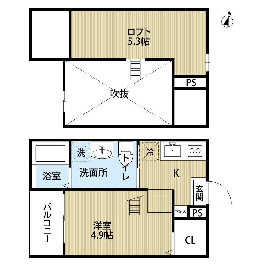 sofitel西田町の物件間取画像