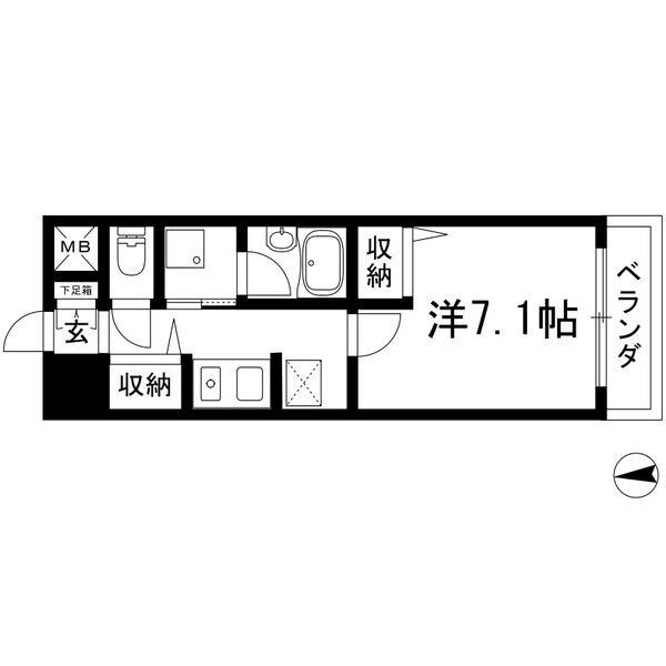 サンマール新瑞の物件間取画像