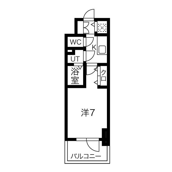 今池駅 徒歩2分 10階の物件間取画像