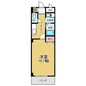 笠寺駅 徒歩14分 3階の物件間取画像