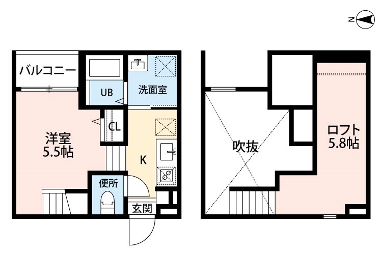 呼続駅 徒歩9分 2階の物件間取画像