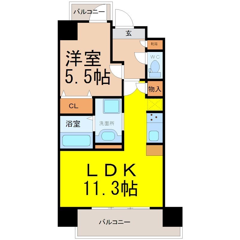 ANGELINAの物件間取画像