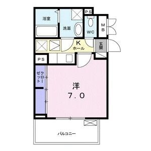 フローリッシュ　Rの物件間取画像