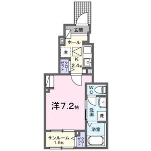 シャンテ瑞穂IIの物件間取画像