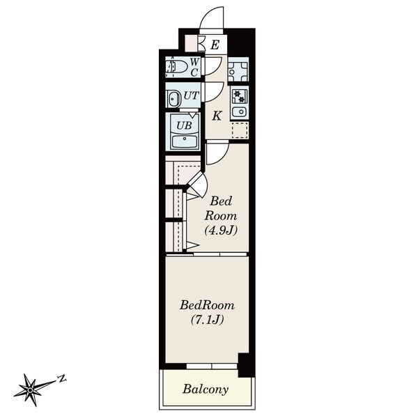 S-RESIDENCE神沢affordの物件間取画像