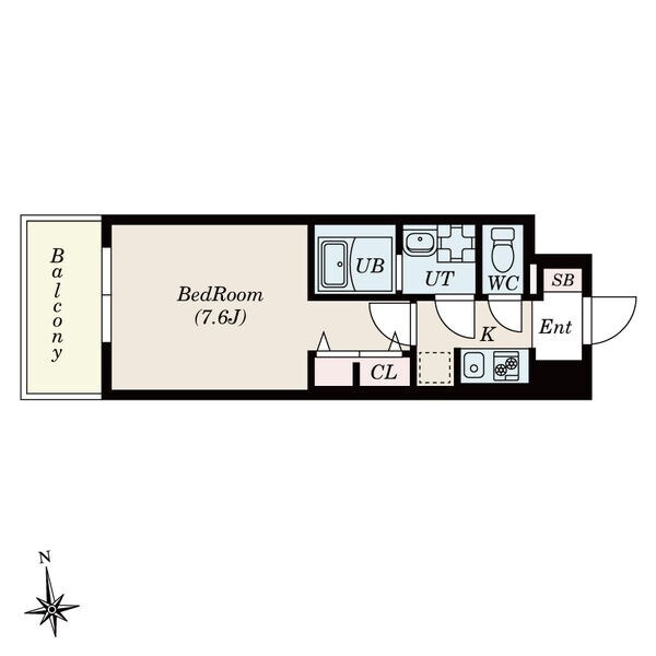 S-RESIDENCE桜本町awesomeの物件間取画像