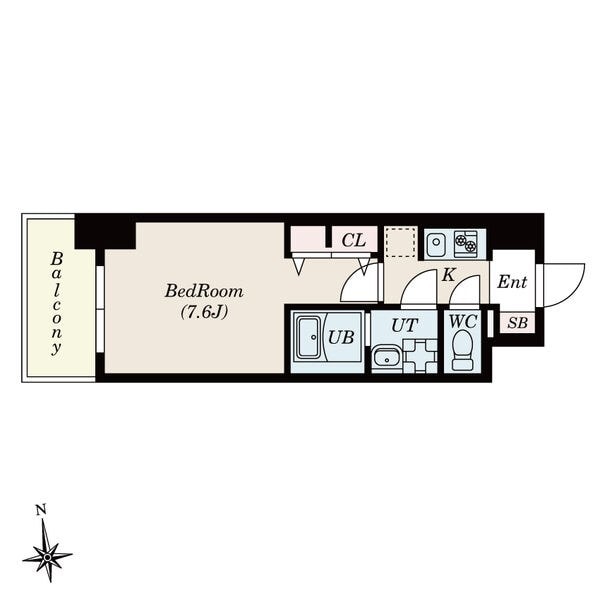 S-RESIDENCE桜本町awesomeの物件間取画像