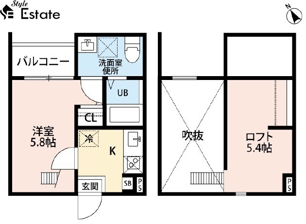 大高駅 徒歩4分 1階の物件間取画像