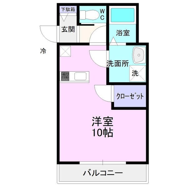 大高駅 徒歩5分 3階の物件間取画像