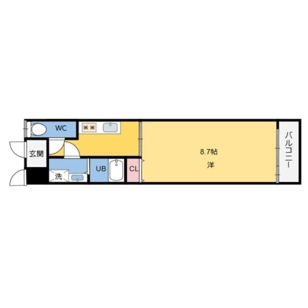 CENT FORCE OKEHAZAMAの物件間取画像