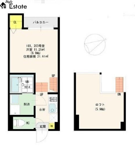 椿家の物件間取画像