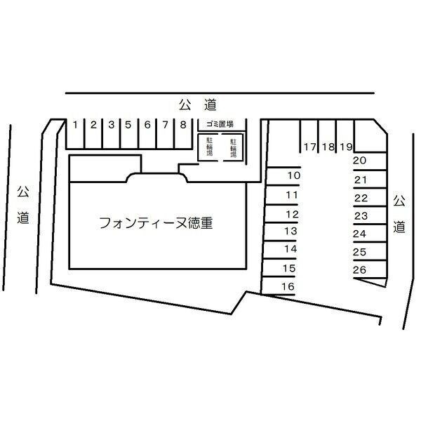 フォンティーヌ徳重の物件内観写真