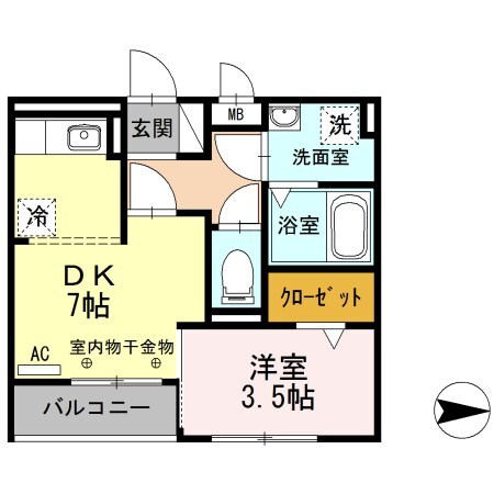 エバランの物件間取画像