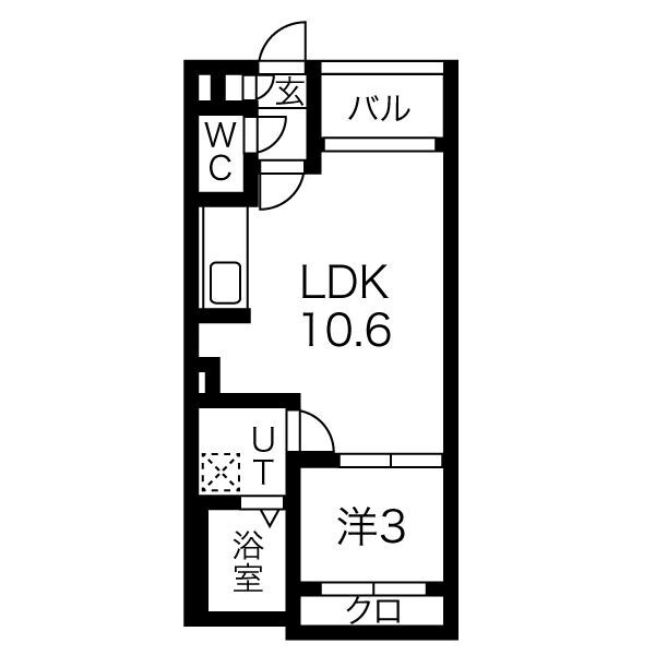 植田駅 徒歩7分 2階の物件間取画像