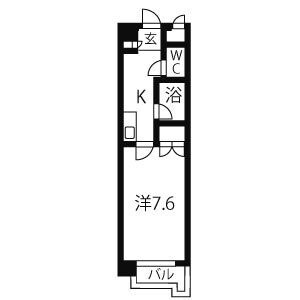 コーポ・オリオンの物件間取画像