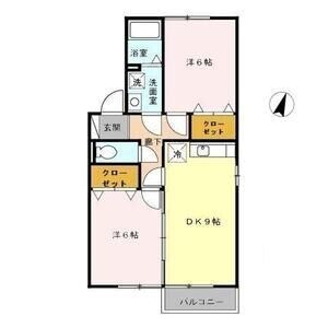 セジュール鳴丘の物件間取画像