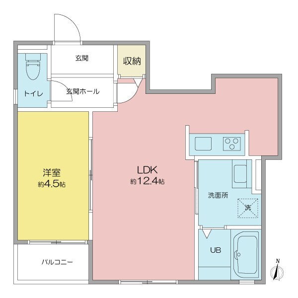 仮）昭和区下構町アパートの物件間取画像